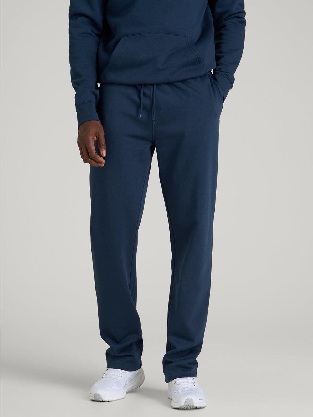 American Tall Core Motion Fleece Straight Leg Sweatpants Navy Tall NWT Large